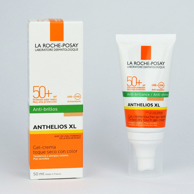 ANTHELIOS 50+GEL-CREMA XL  TOQUE SECO COLOR 50 ML(ANTIBRILLOS)