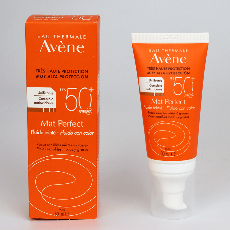 AVENE BLOQ. FLUIDO TOQUE SECO COLOR